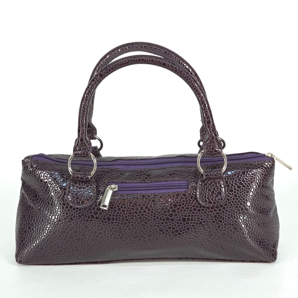 Primeware Insulated East West Wine Clutch Thermal Lined Bag Burgundy Crocodile